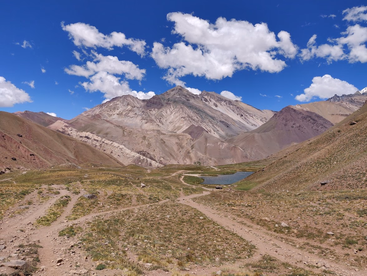 View of the Aconcagua national park.
