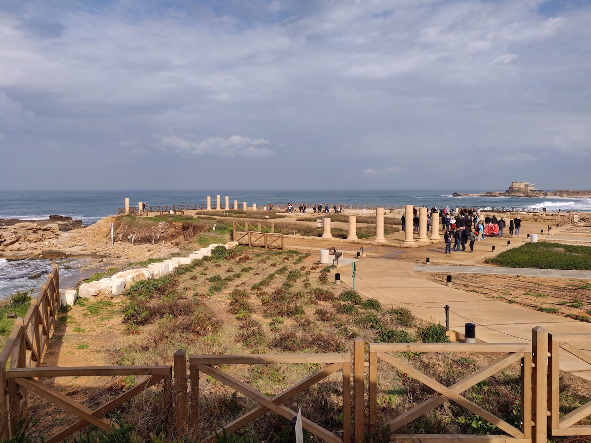 The roman ruins at Caesarea