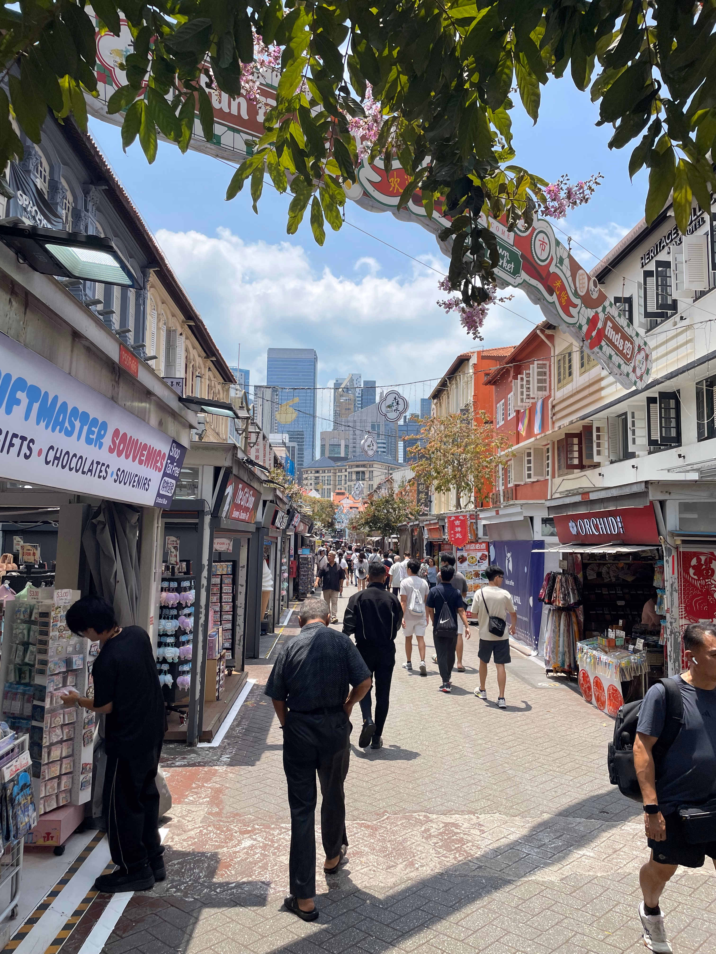Chinatown in Singapore.