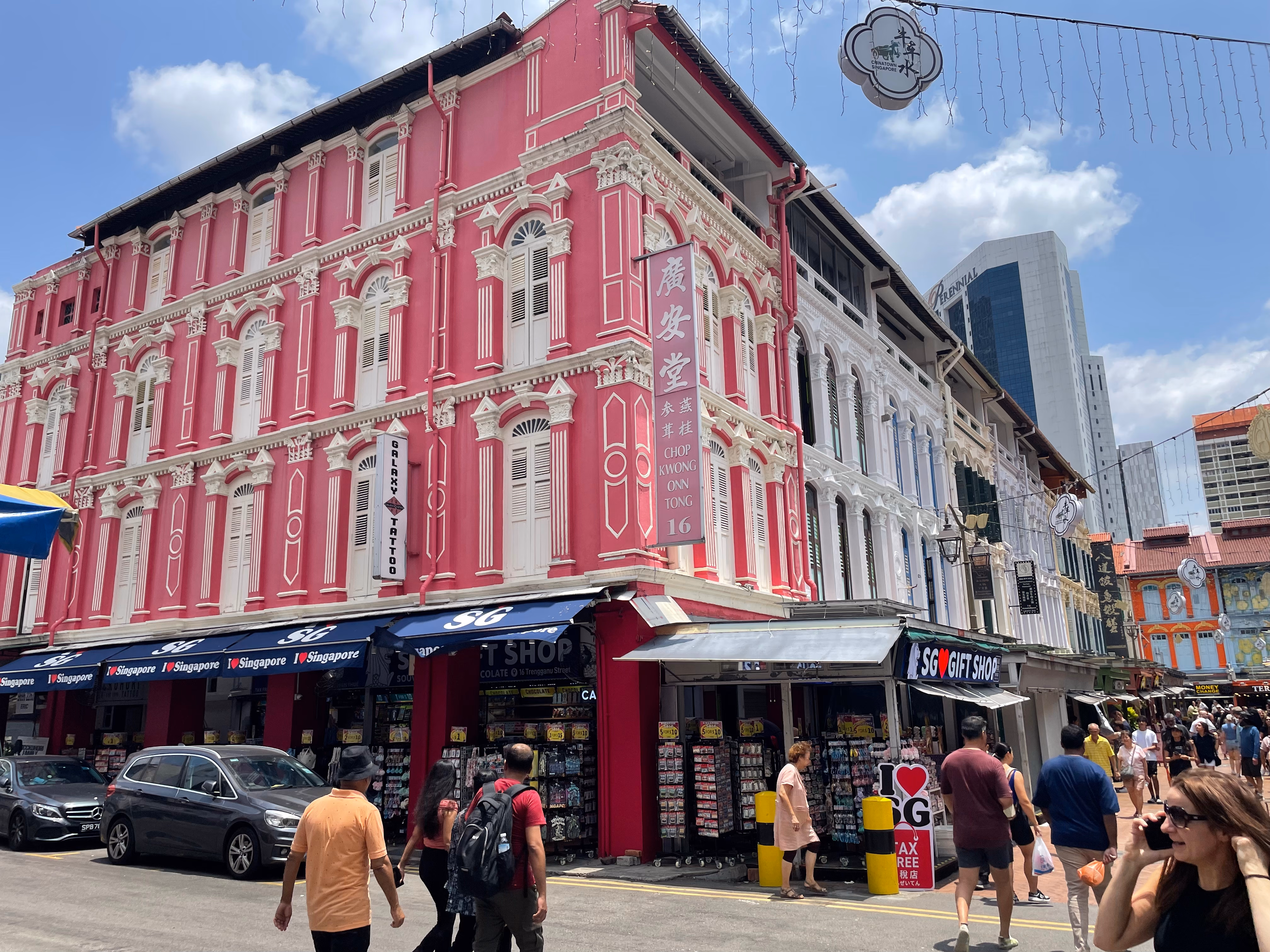 Chinatown in Singapore.