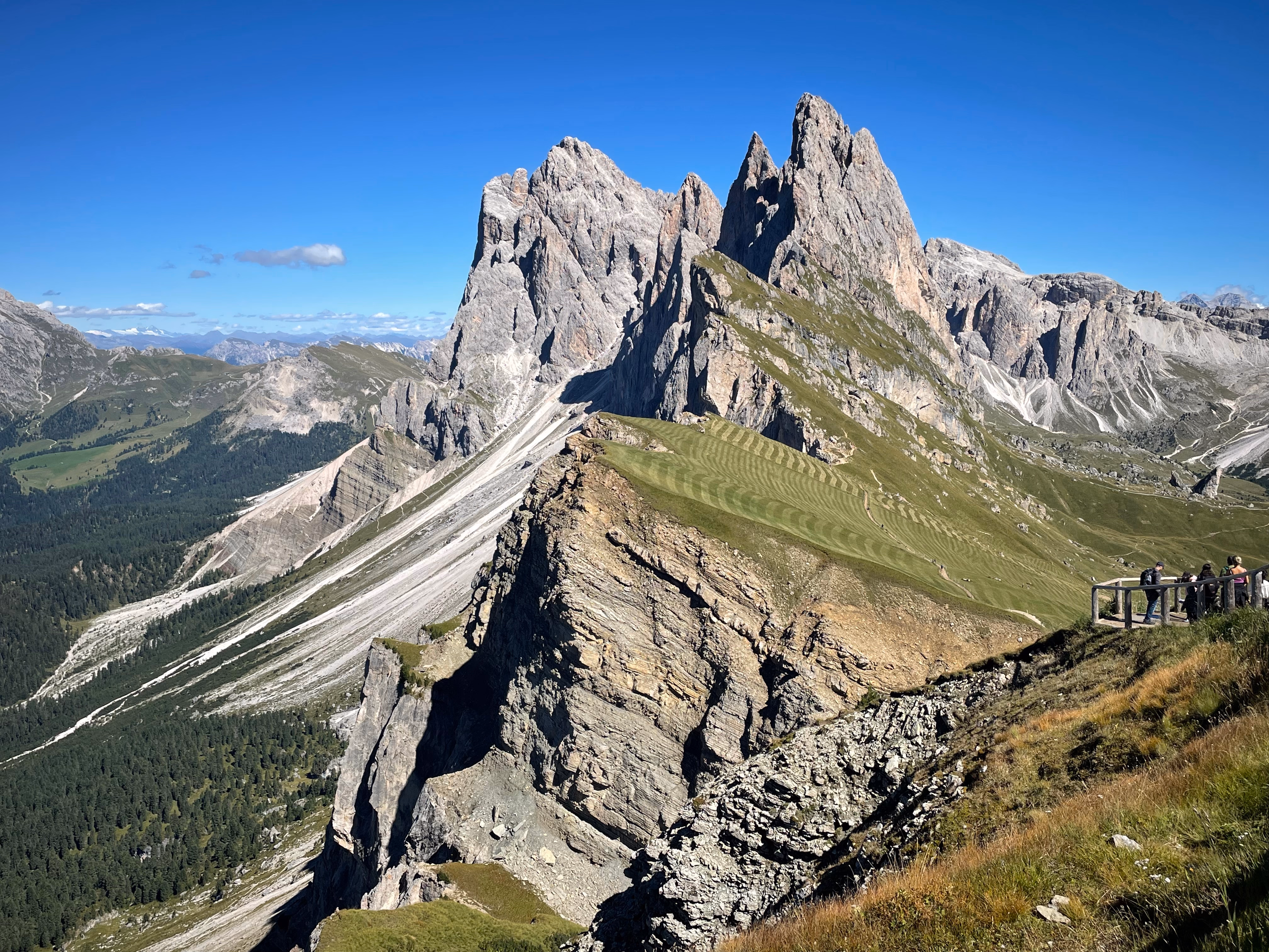 The famous Seceda ridge view.