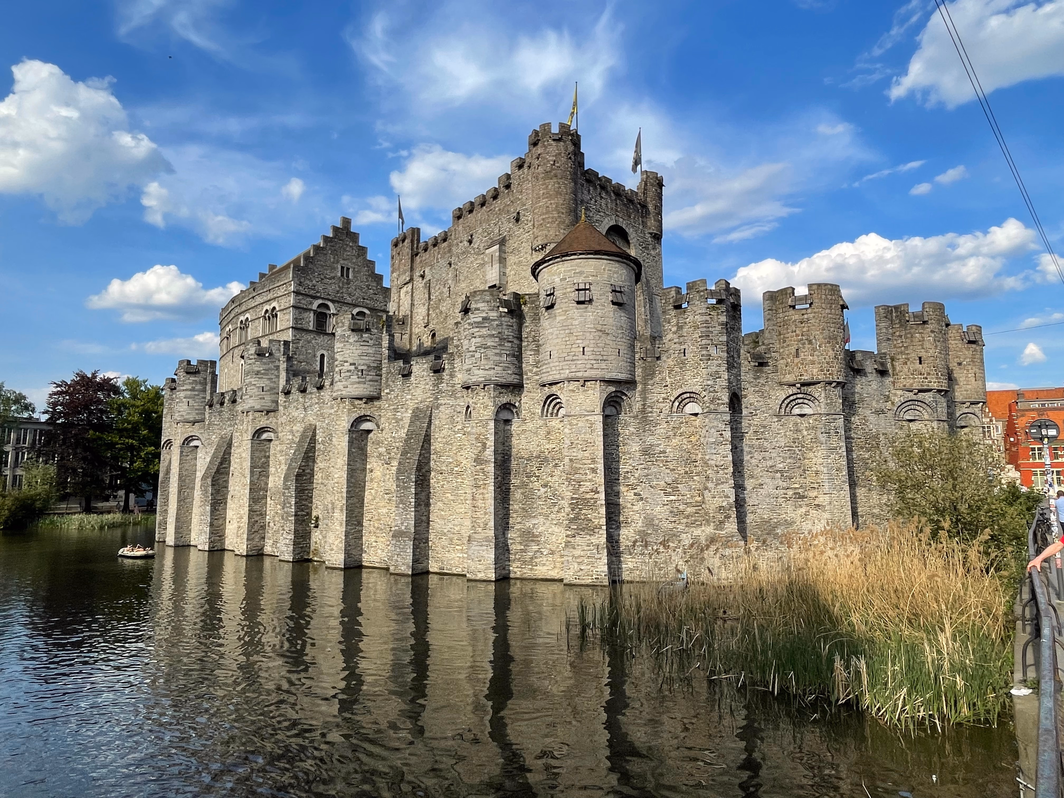 The Gravensteen castle in Ghent.