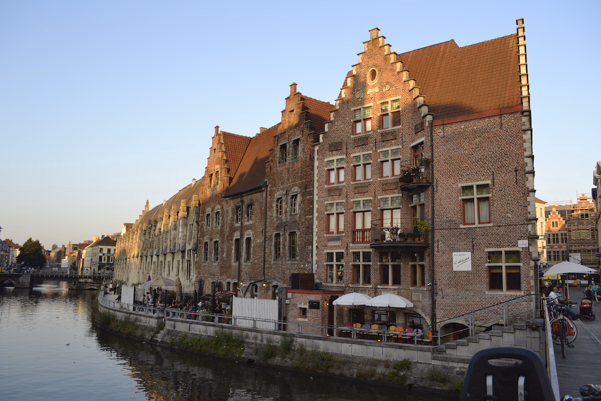 Brick houses in Patershol.