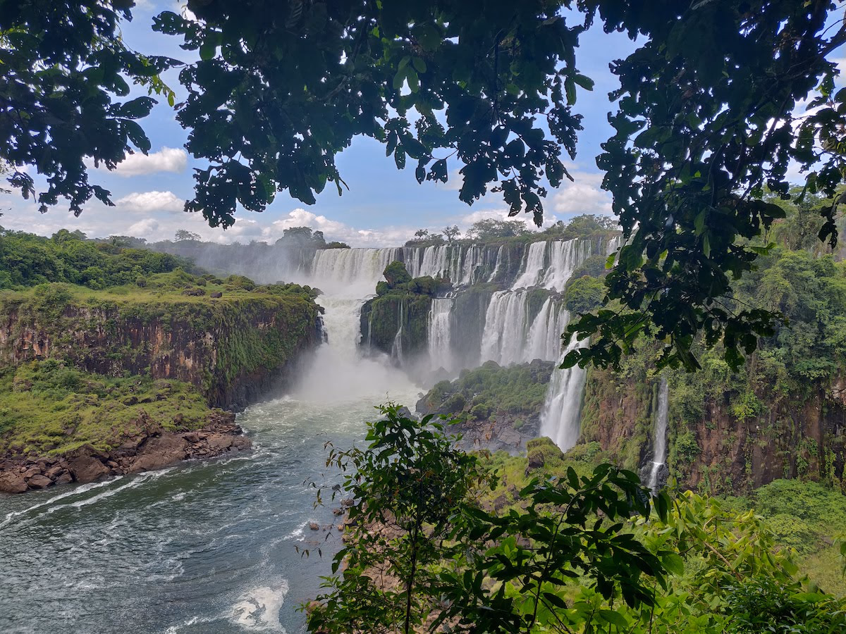 Iguazu Falls on the Argentinian Side - the lower circuit.