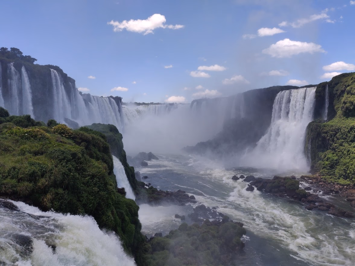 Iguazu Falls on the Brazilian Side.