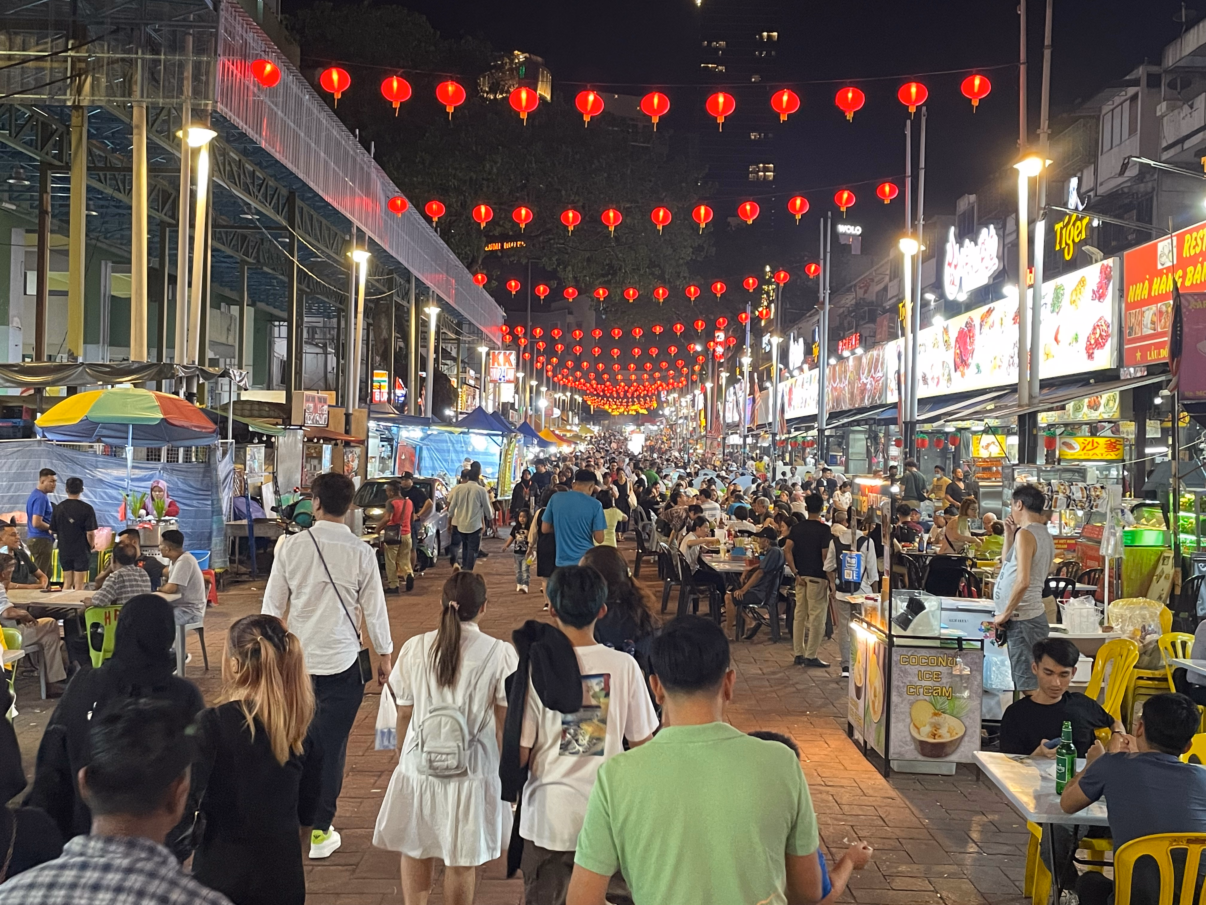 Jalan Alor in Kuala Lumpur.