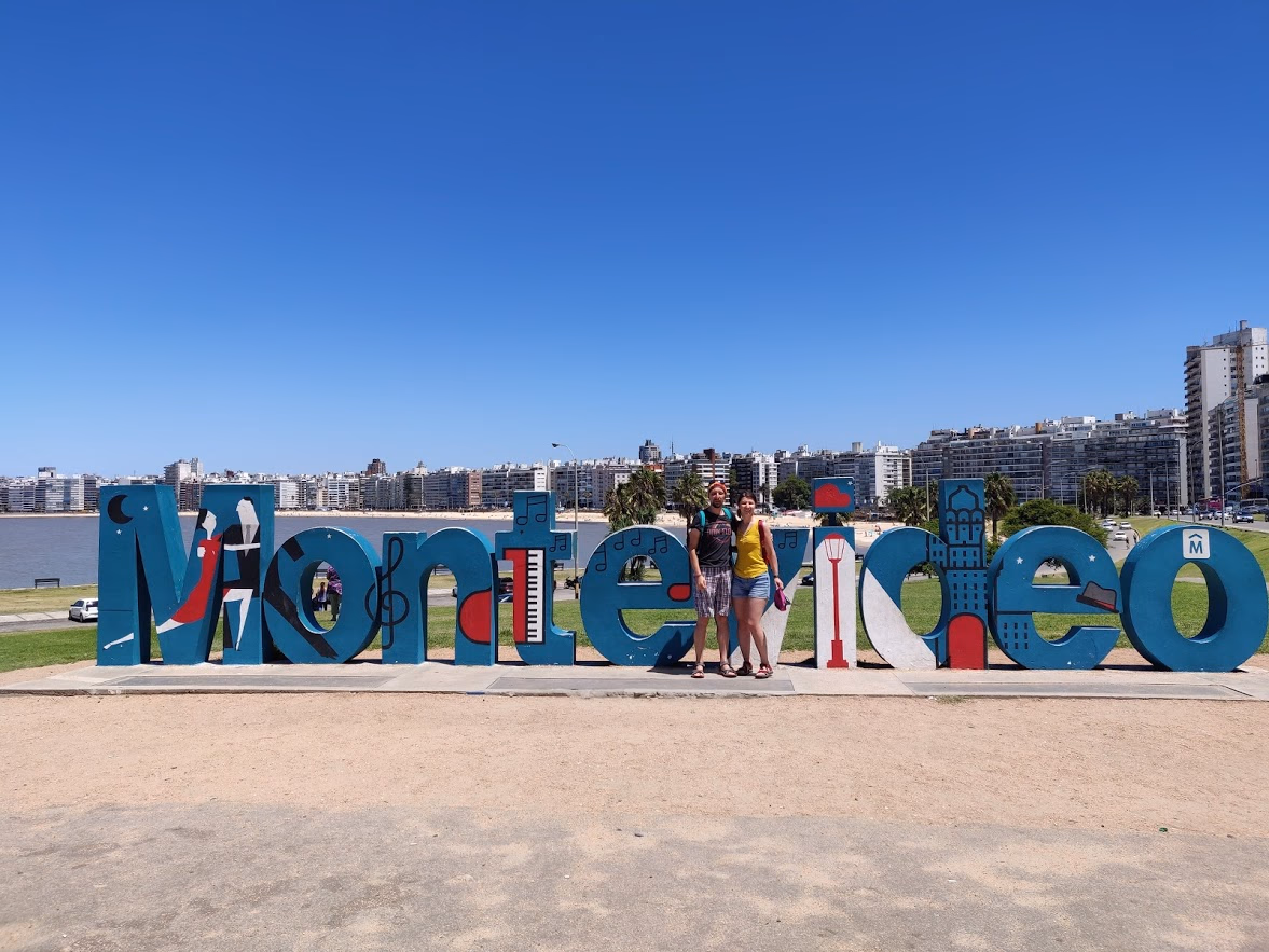 Beach view of Montevideo.