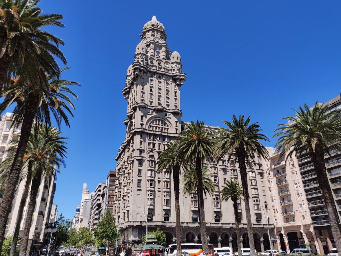 Palacio Salvo in the old town of Montevideo.
