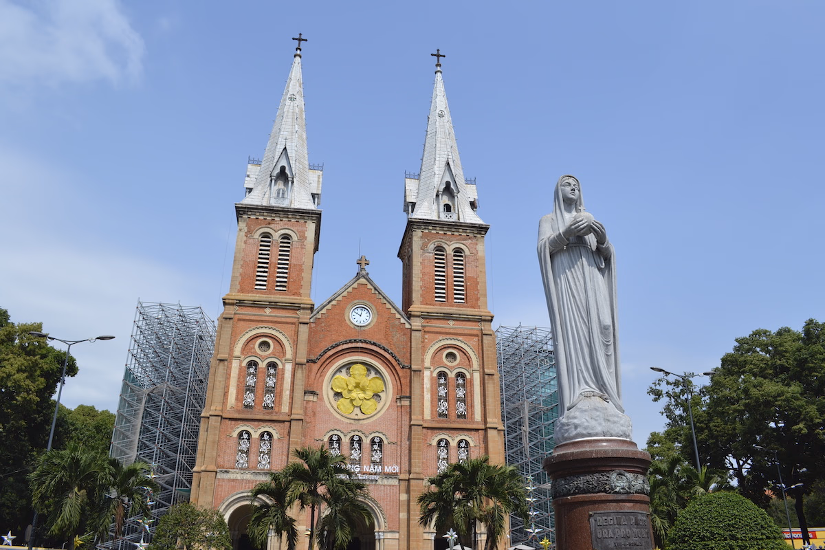 Notre Dame Cathedral in Ho Chi Minh City.