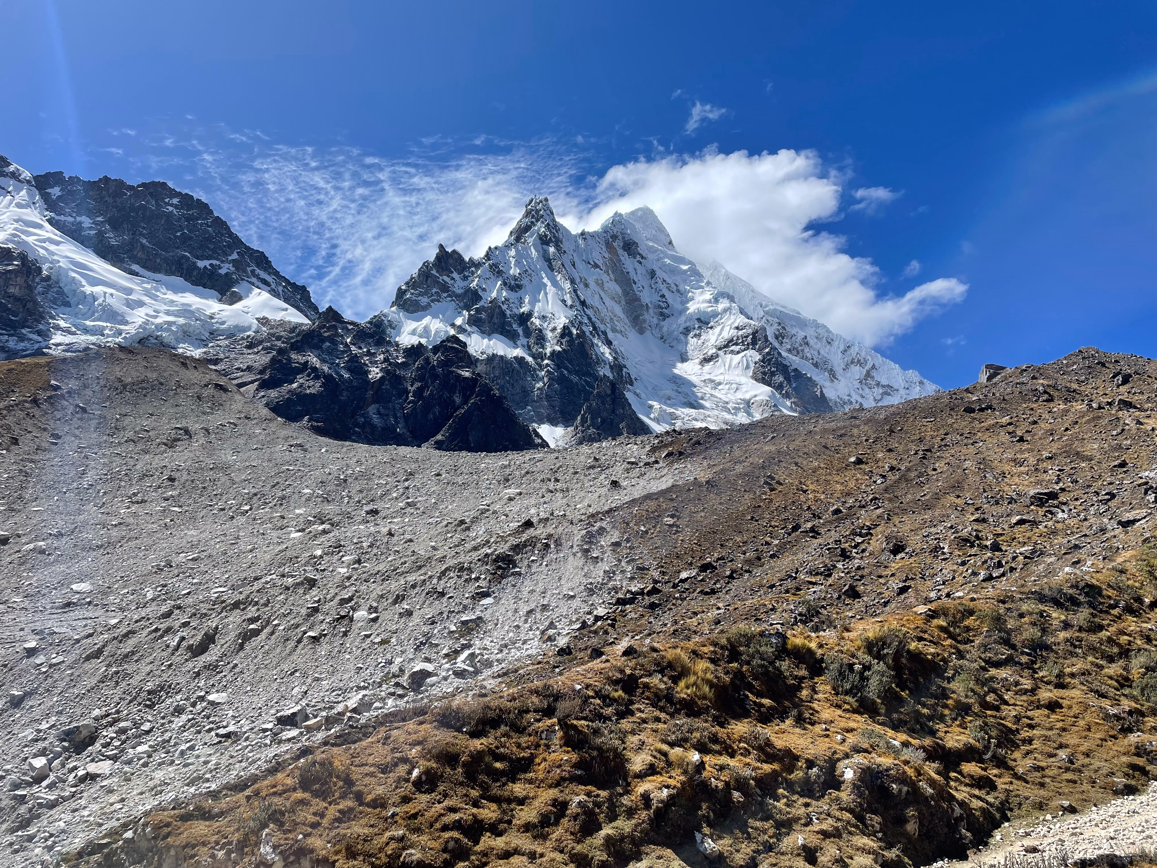 Salkantay trek in the Peruvian Andes