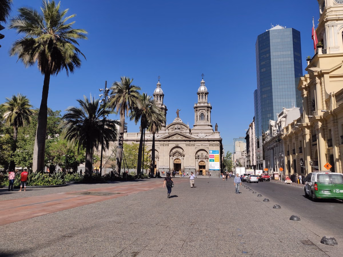 Plaza de Armas in Santiago de Chile.