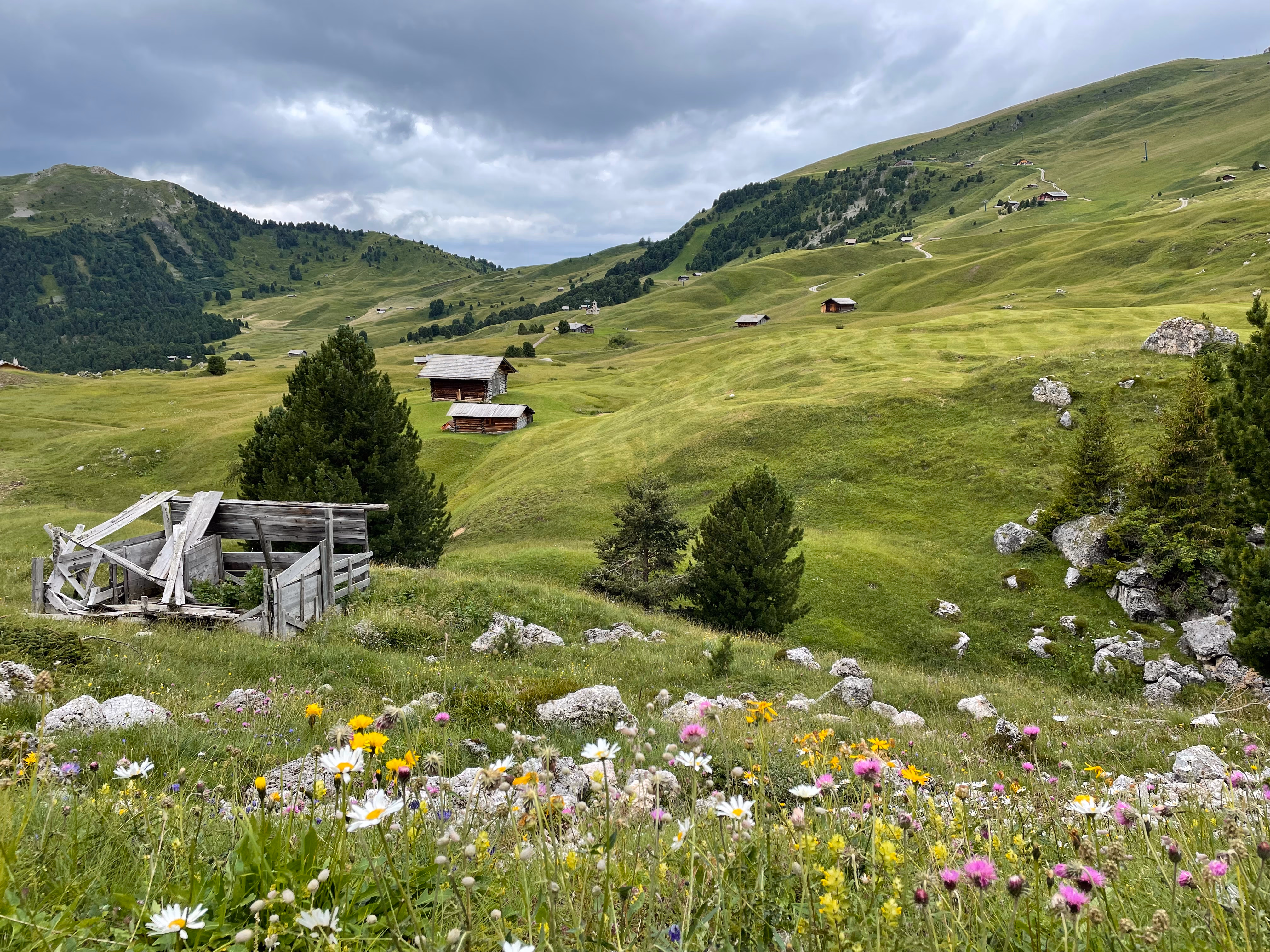 Col Raiser lift in Santa Cristina, Val Gardena