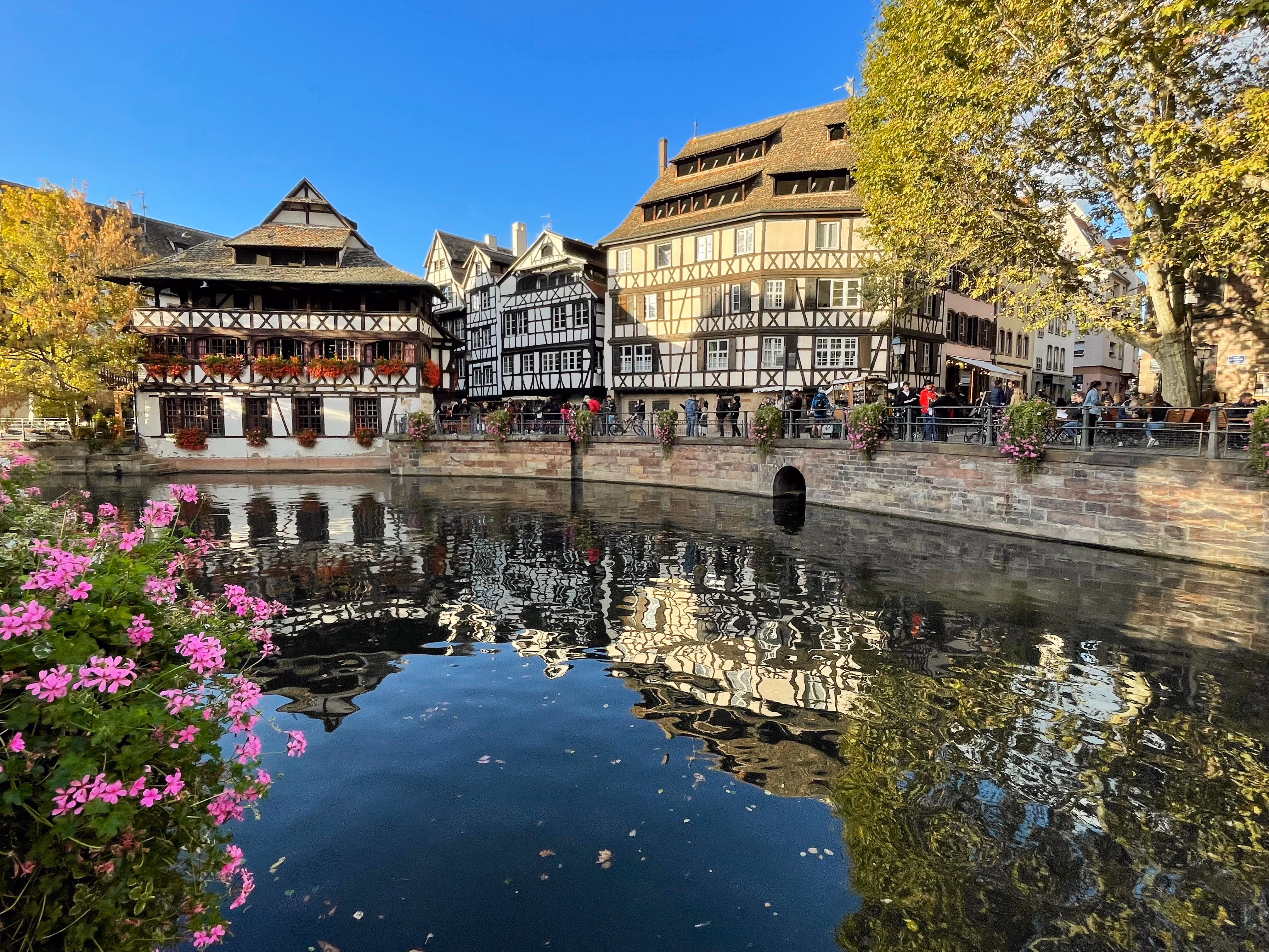 Half-timbered houses in Petite France.